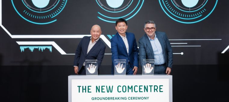 Singtel and Lendlease break ground on new Comcentre